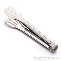 ANG Stainless Steel Kitchen Tongs  Serving Tongs for Salads  Barbecue  Toast Bread  Pastry  Sandwich(1) - B01M5AX4FM